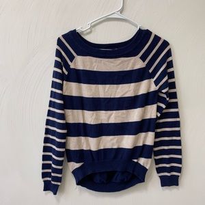 striped, fun, classy sweater